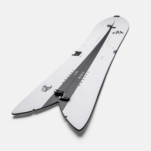 jones snowboard storm chaser splitboard 2023 black white