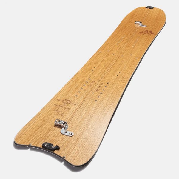 jones snowboard women hovercraft splitboard wood black