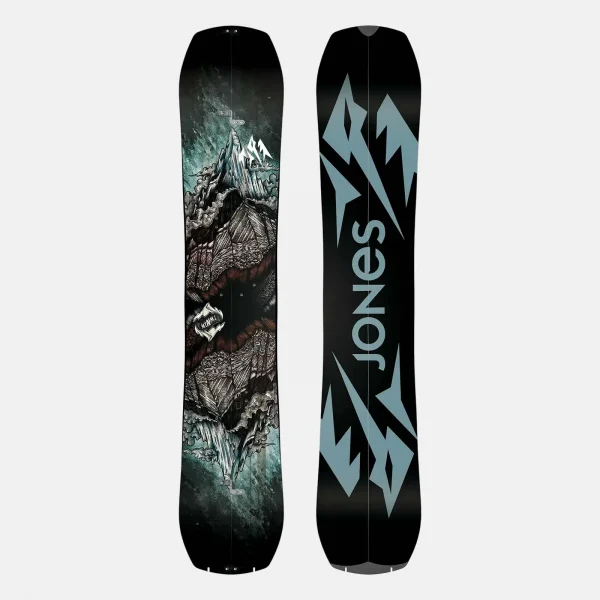 Jones Snowboards Mountain Twin Splitboard 2023 blck blue