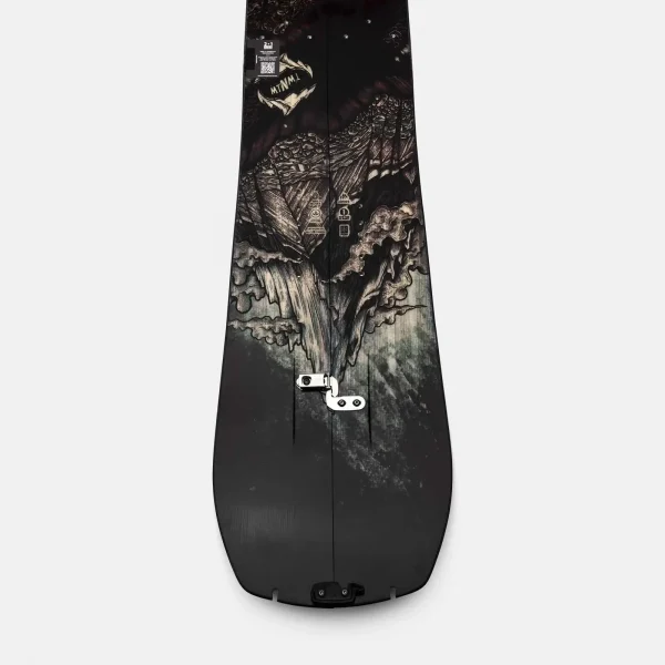 Jones Snowboards - Mountain Twin Splitboard 2023 black brown