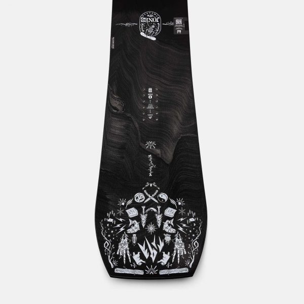 jones snowboard tweaker 2023 nose black