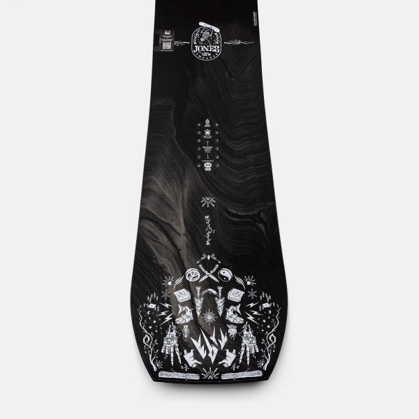 jones snowboard tweaker 2023 tail black