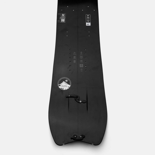 jones snowboard ultra stratos splitboard 2023 tail black