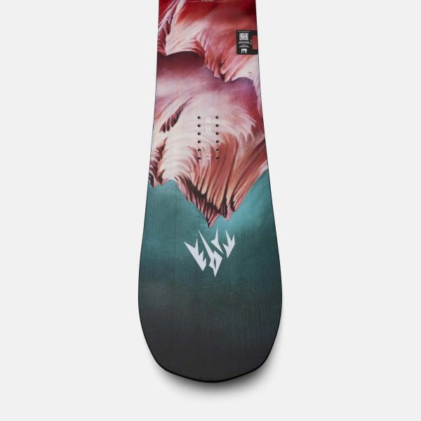 jones snowboard women dream weaver nose green red