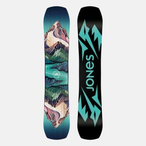 jones snowboard women twin sister 2023 black green